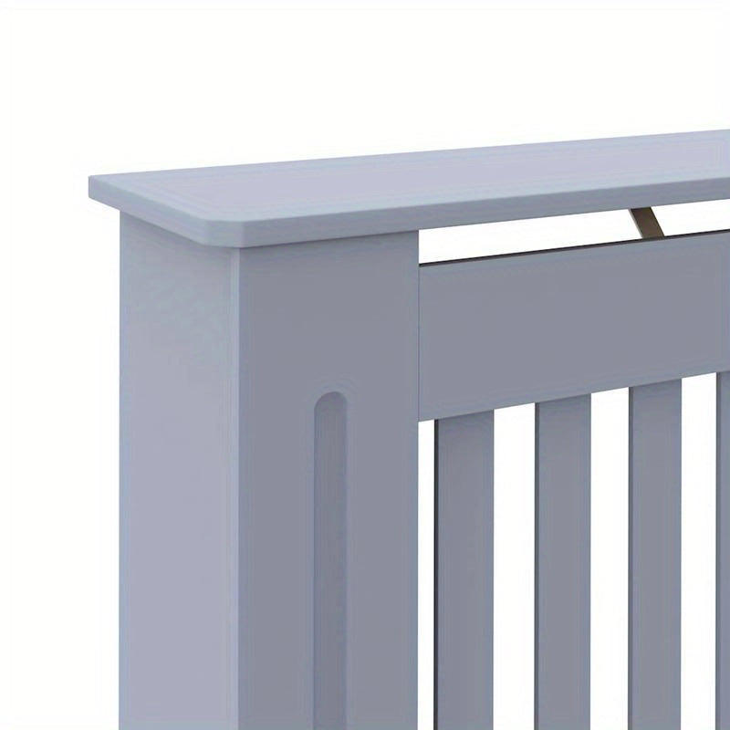 Radiatorombouw – Radiatorbekleding – Radiatorpaneel – Radiatorfront – Radiatorkast – Antraciet – Duurzaam Hout – Extra Plankruimte 172x19x81,5 cm