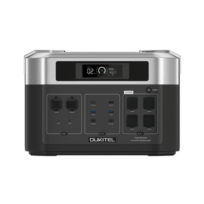 Powerbank – Draagbare Accu – Mobiele Batterij – Stroomvoorziening – Backup Batterij – 2048Wh Capaciteit – 5x 2200W AC Uitgangen – LiFePO4 Veiligheidsbatterij