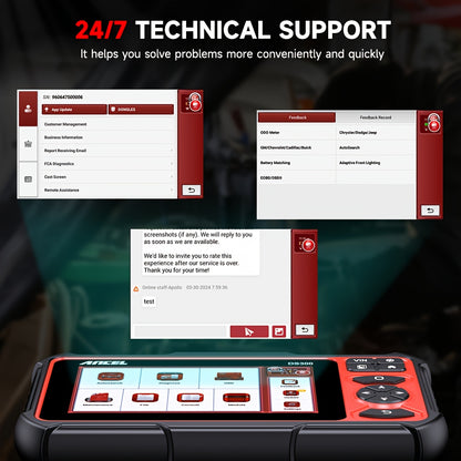 OBD2 Scanner – Auto Diagnosescanner – Foutcode Lezer – Auto Scanner – Diagnoseapparaat – Vier Systemen Diagnose – Olie Reset Functie – Handheld Compact