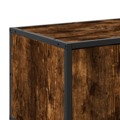 Tv-meubel – Tv-kast – Meubel – Mediawand – Gerookte Eik – 180x35x41 cm – Duurzaam Houten Materiaal