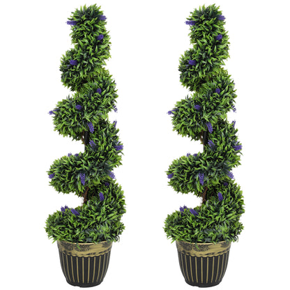 Kunstplant – Kunstbloem – Decoratieplant – Kunstboom – Kunstplantenset – Onderhoudsvrij – 115 cm Hoog