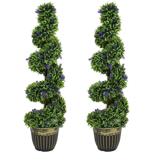 Kunstplant – Kunstbloem – Decoratieplant – Kunstboom – Kunstplantenset – Onderhoudsvrij – 115 cm Hoog