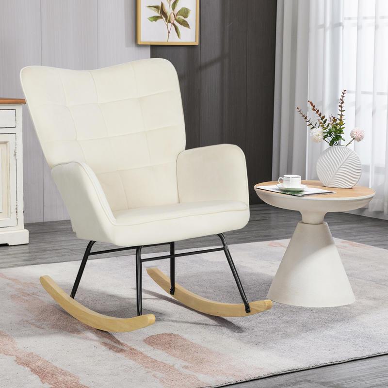 Loungestoel – Relaxstoel – Fauteuil – Draaistoel – Zitstoel – Ergonomisch Ontwerp – Massief Beukenhout Frame
