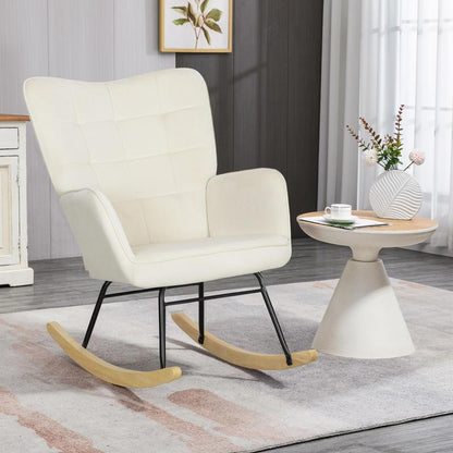 Loungestoel – Relaxstoel – Fauteuil – Draaistoel – Zitstoel – Ergonomisch Ontwerp – Massief Beukenhout Frame