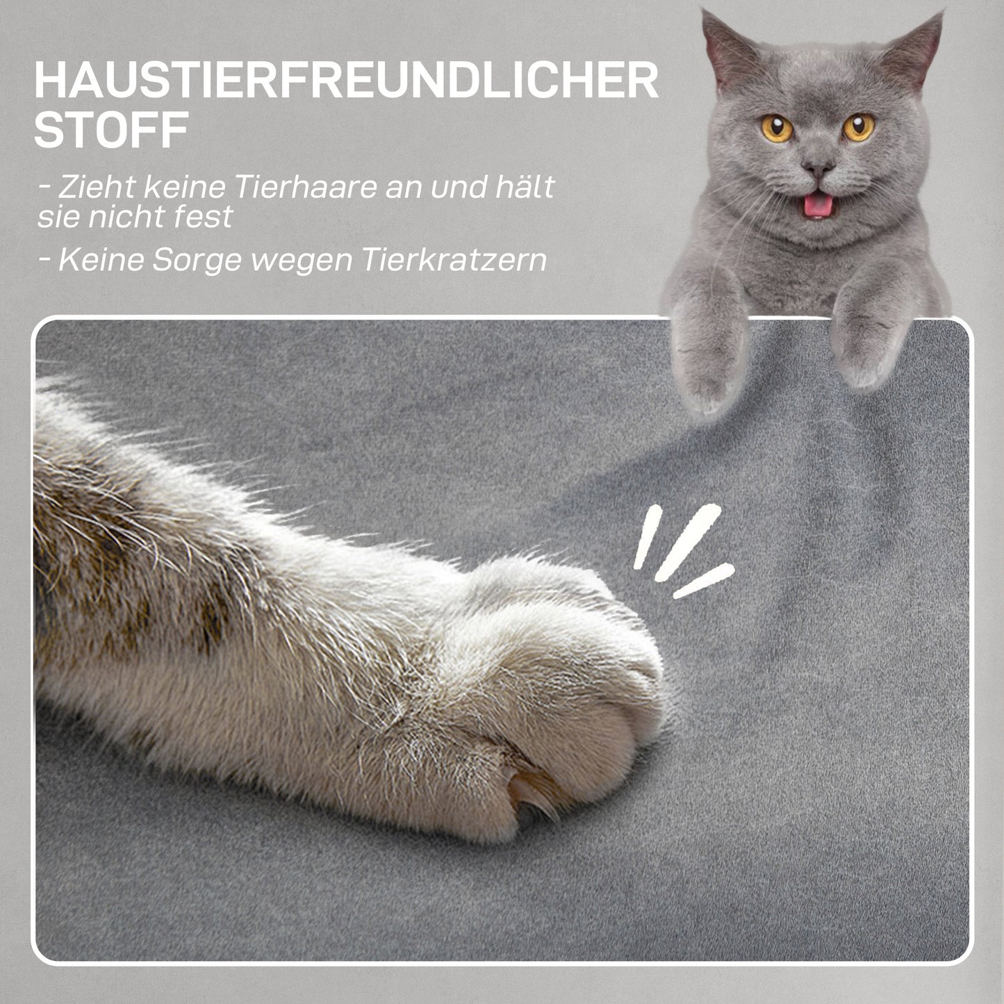 Relaxfauteuil – Relaxstoel – Fauteuil – Zetel – Stoel – Stil Verstelbare Motor – Geheugenfunctie – Grijze Stoffering – Verstelbare Voetensteun