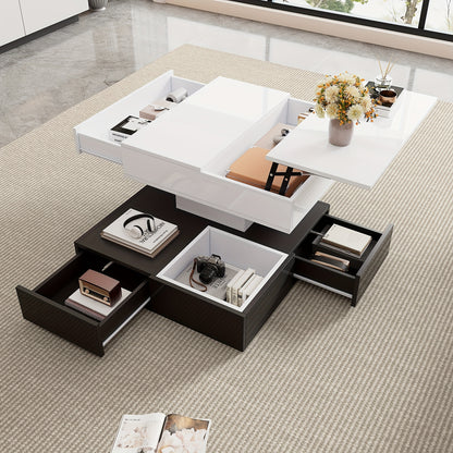 Fauteuil – Loungestoel – Relaxfauteuil – Oorfauteuil – Zetel – Bamboe Materiaal – Inclusief Voetenbank – Zijzak
