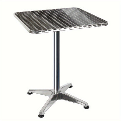 Bartafel – Barkruktafel – Bistrotafel – Barmeubel – Werktafel – Verstelbare Hoogte 70-110 cm – Duurzaam Aluminium & Krasbestendig