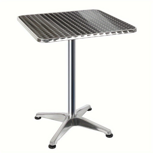 Bartafel – Barkruktafel – Bistrotafel – Barmeubel – Werktafel – Verstelbare Hoogte 70-110 cm – Duurzaam Aluminium & Krasbestendig