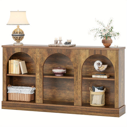 Sidetable – Sofa Tafel – Haltafel – TV Meubel – Industriële Console Table – 160 cm Lang – Robuust MDF Met Metaal – Veelzijdige Opbergruimte