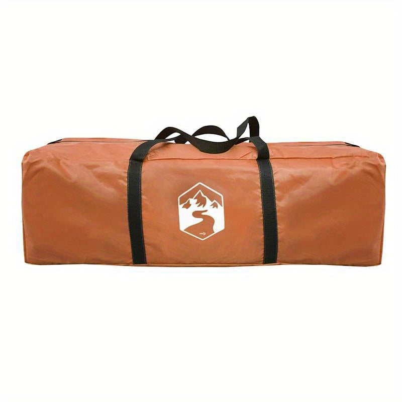 Toilettent – Outdoor Toilet Tent – Scheerlaken – Camping Toilet – Kleedruimte Tent – Grijs Oranje – Draagbaar – Waterafstotend PVC