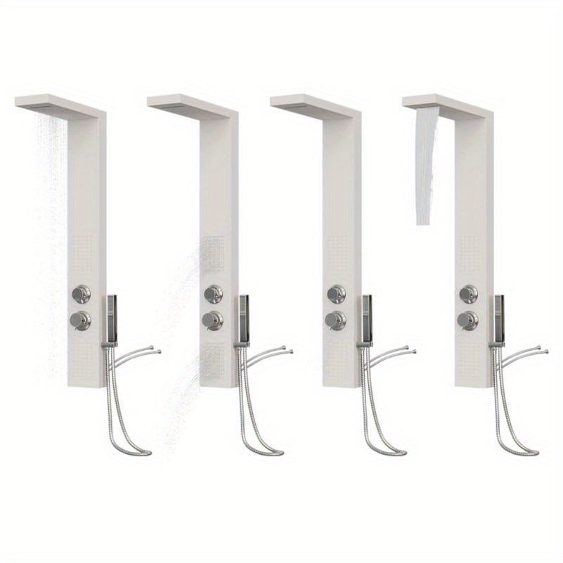 Douchepaneel – Douchezuil – Douchesysteem – Regendouche – Handdouche – Aluminium – Multifunctioneel met Regendouche