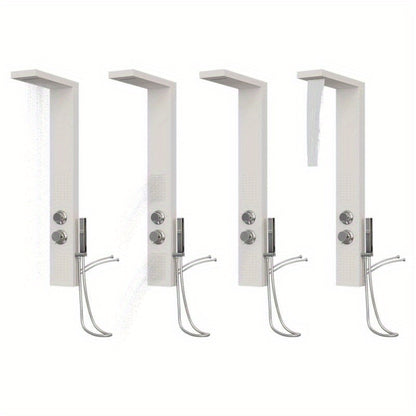 Douchepaneel – Douchezuil – Douchesysteem – Regendouche – Handdouche – Aluminium – Multifunctioneel met Regendouche
