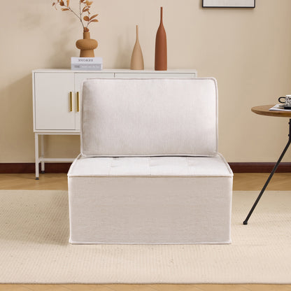 Fauteuil – Zitzetel – Relaxstoel – Lounge Chair – Stoel – Compact Design – Duurzaam Zacht Houten Frame