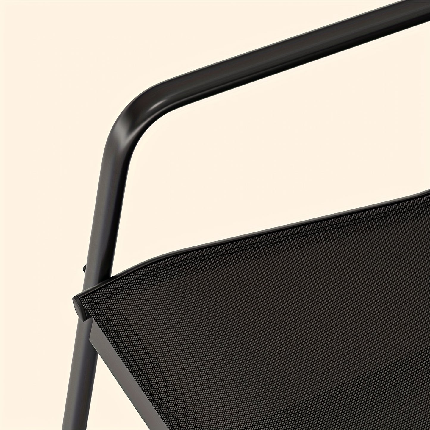 Tuinstoelset – Tuinstoelen – Balkonstoelen – Terrasstoelen – Tuinmeubelen – Snel Droogend Teslin – Duurzaam Metalen Frame Met Glazen Tafelblad