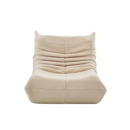 Relaxation Armchair Sofas with Removable Backrest And Seat Cushions, Lazy Sofa Indoor Seat Cushions with Comfortable, Extra Thick Padding for Bedroom, Living Room, White, Green.
