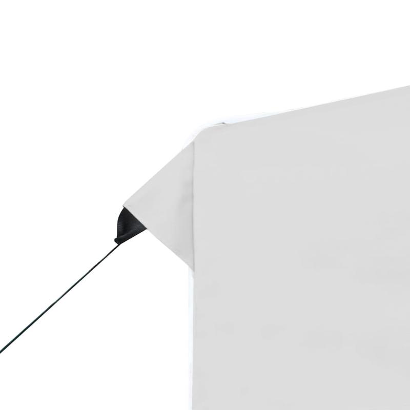 Vouwwand – Partytent Zijwand – Opvouwbare Tentwand – Evenementenwand – Tuinfeest Scherm – Wit – 2x2 Meter – Waterdicht Aluminium Frame – Ritssluiting