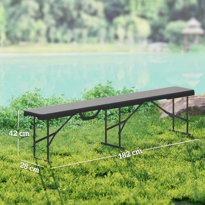 Campingbank – Outdoor Bank – Kampeerbank – Tuinbank – Picknickbank – Draagvermogen 240 kg – Lichtgewicht & Robuust A-frame