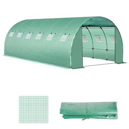 Kassenfolie – Broeikasfolie – Tuinfolie – Foliekas – Kasbedekking – Waterdicht PE Materiaal – UV-Bestendig 600x300x200 cm