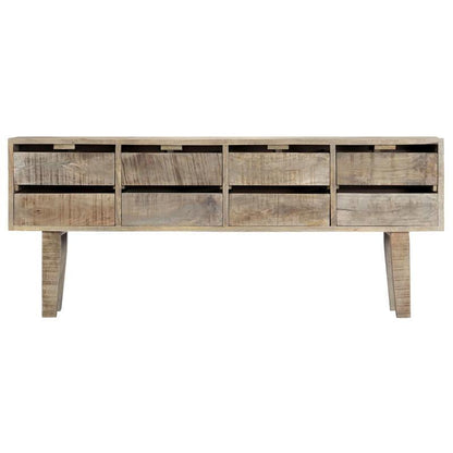 Massief Houten Dressoir – Sideboard – Opbergkast – Kast – Balie – Massief Mangohout – 140x30x60 cm – Verwijderbare Opbergruimte
