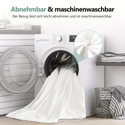 Matras – Pocketveerbed – 7-Zones Matras – Medium Stevige Matras – Eénpersoonsmatras – 140x200 cm – 7-Zones Pocketvering – Afneembare Wasbare Katoenen Hoes