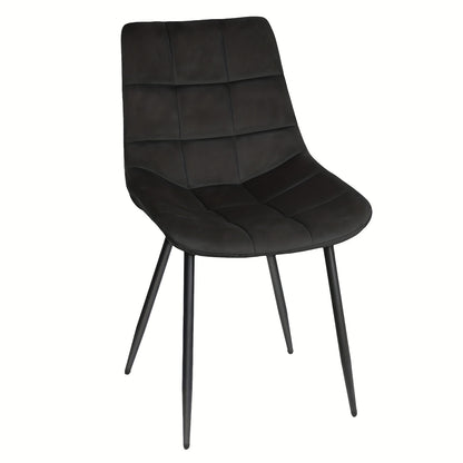 Eetkamerstoelen – Stoelen – Kuipstoelen – Keukenstoelen – Designstoelen – Fluwelen Bekleding – Ergonomische Zithoogte 50 cm