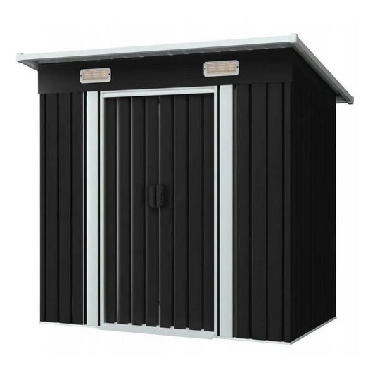 Tuinhuisje – Tuinkast – Tuinschuur – Berging – Gereedschapshuis – Gegalvaniseerd Staal – Compact 121x194x181 cm – Weerbestendig