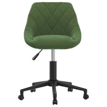 Swivel Office Chair in Dark Green Velvet – Executive Chair, Bar Stool, Garden Chair, Dining Chair. This stylish swivel chair rotates 360 degrees for maximum flexibility and is easy to move with its wheels. Practical and ele