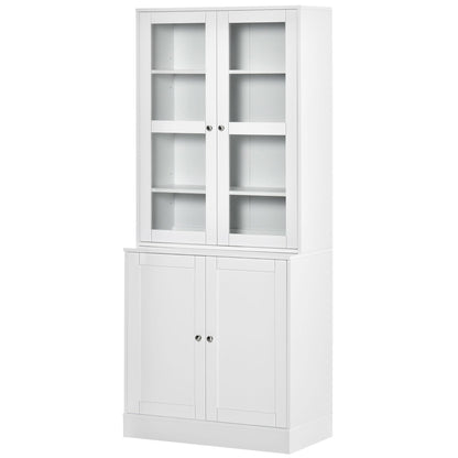 Wandboekenkast – Wandplank – Boekenrek – Muurkast – Opbergplank – Wit – 2 Ruime Planken – Stevig MDF Hout