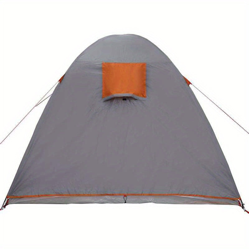 Dome Tent with Roof and Storage with Air Vent Gray and Orange Removable Temporary Outdoor Available in All Seasons