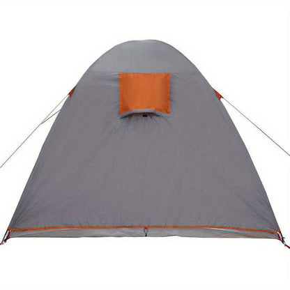 Dome Tent with Roof and Storage with Air Vent Gray and Orange Removable Temporary Outdoor Available in All Seasons