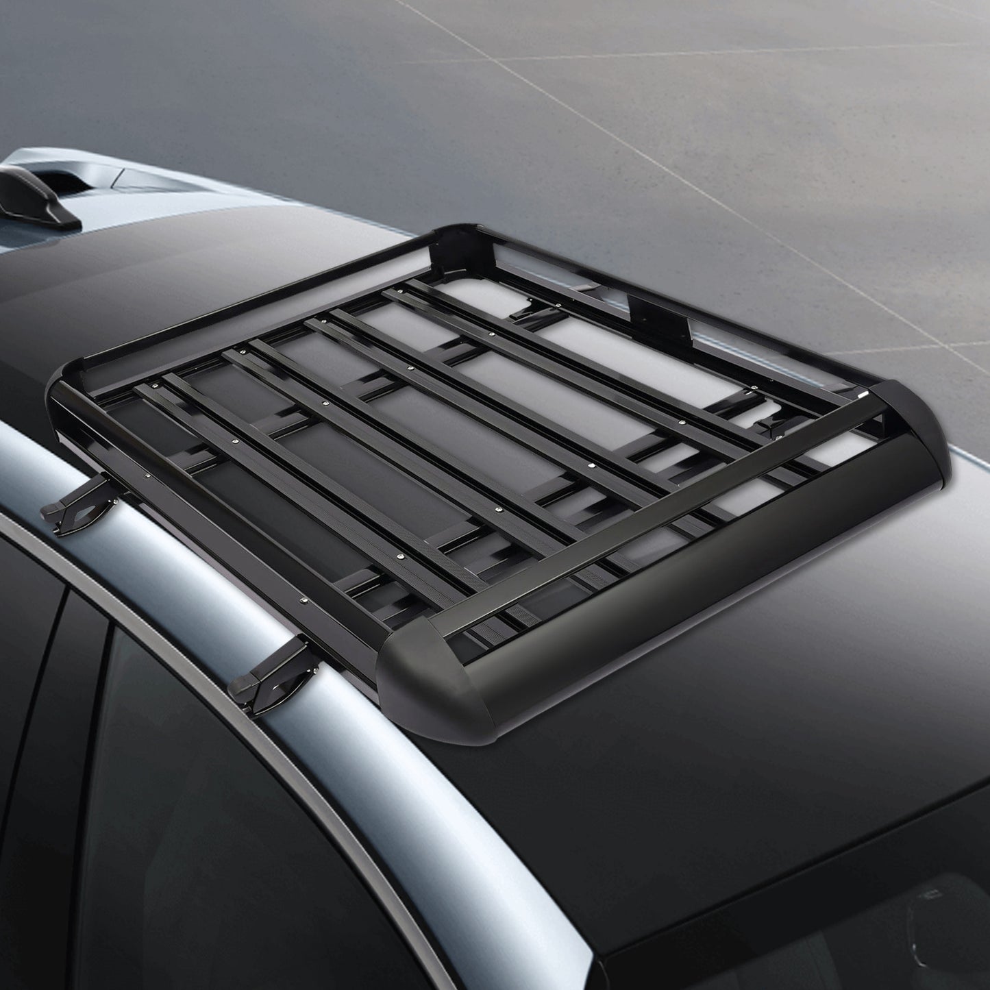 Dakkoffer – Dakdrager – Dakbox – Bagagedrager – Autodakkoffer – Dubbel-laags Aluminium Ontwerp – Stalen Rails & Lage Windgeluid