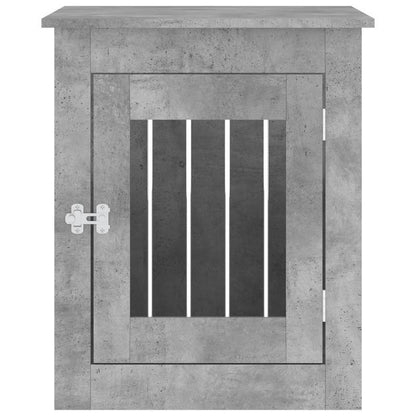 Dierenkooi – Huisdierenkooi – Knaagdierkooi – Konijnenhok – Hondenkooi – Grote Voorste Deur – Veilig Afsluitbaar Slot – Ruim en Duurzaam – Beton Grijs – 55x75x65 cm