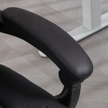 Ergonomische Bureaustoel – Bureaustoel – Werkstoel – Kantoorstoel – Directiestoel – Verstelbare Hoogte – Kantelfunctie 145° – Matzwart – Stevig Aluminium Frame – Max 120 kg Belastbaar