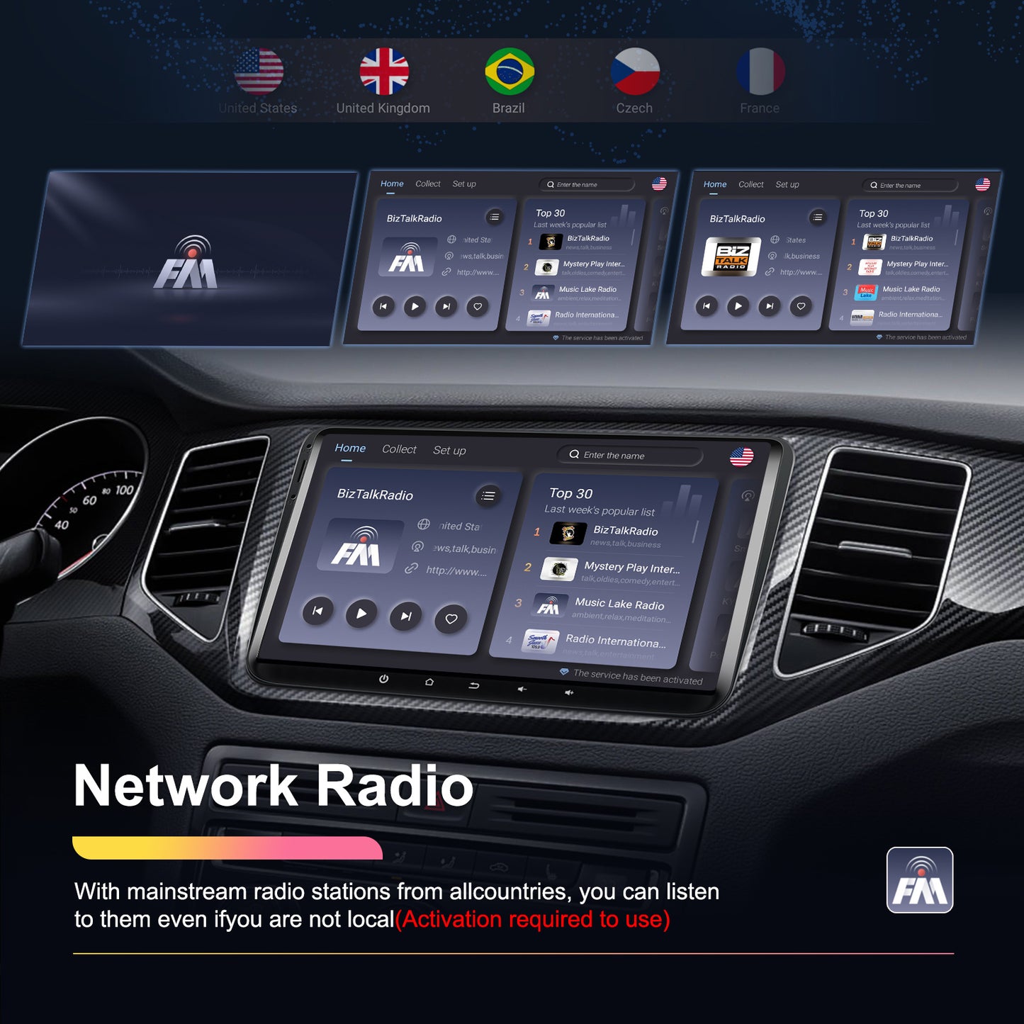 9-inch Autoradio – Android Auto Radio – GPS Navigatie – Double DIN Radio – 9 Inch Touchscreen – Android 13 Systeem – Draadloze CarPlay – Achteruitrijcamera & SWC Ondersteuning