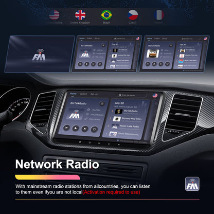 9-inch Autoradio – Android Auto Radio – GPS Navigatie – Double DIN Radio – 9 Inch Touchscreen – Android 13 Systeem – Draadloze CarPlay – Achteruitrijcamera & SWC Ondersteuning