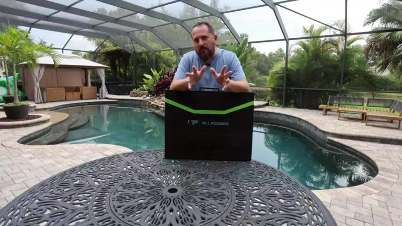 ALLPOWERS S2000 PRO Portable Power Station + 400W/200W/100W Solar Panel | 1500Wh 2700W (AC+DC) /100W USB-C Output, 1.5 Hr Fast Charge, Dual-Purpose Battery Powered, Ideal for RV, Home