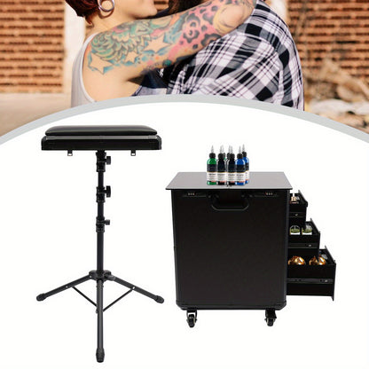 Make-up Trolley – Cosmetica Koffer – Make-up Organizer – Nagel Artist Koffer – Tattoo Trolley – Mobiel Met 4 Wieltjes – Duurzaam Acryl Zwart