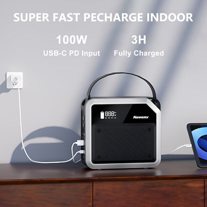 Powerbank – Portable Charger – Power Station – Solar Generator – Camping Accu – 72.000mAh Capaciteit – 100W PD Snelladen