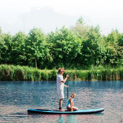 Opblaasbare SUP Board – Stand-Up Paddle Board – Peddelboard – Inflatable Board – Mintgroen Design – 285 Cm Lang – Draagkracht 150 Kg - QUORE