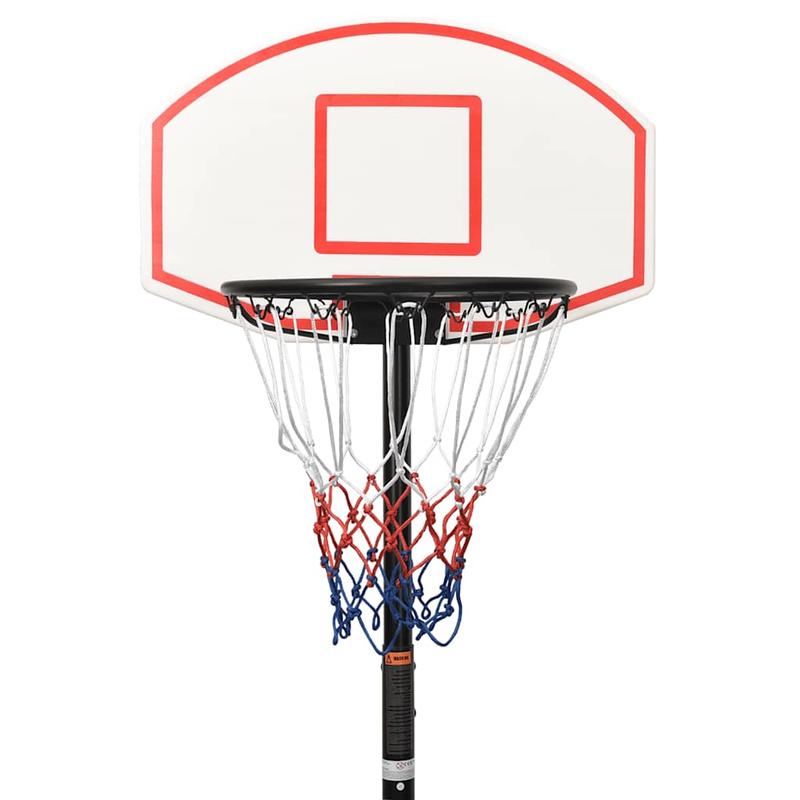 Basketbalring – Basketbalhoepel – Basketbalbord – Basketbalnet – Basketbalpaal – Verstelbaar 216-250 cm – Weerbestendig Polyethyleen & Staal