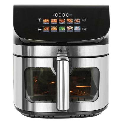 Airfryer – Heteluchtfriteuse – Digitale Friteuse – Luchtfriteuse – Air Fryer Oven – 9L Inhoud – 2200W Vermogen – Dubbel Verwarmingssysteem 360° – Roestvrijstaal