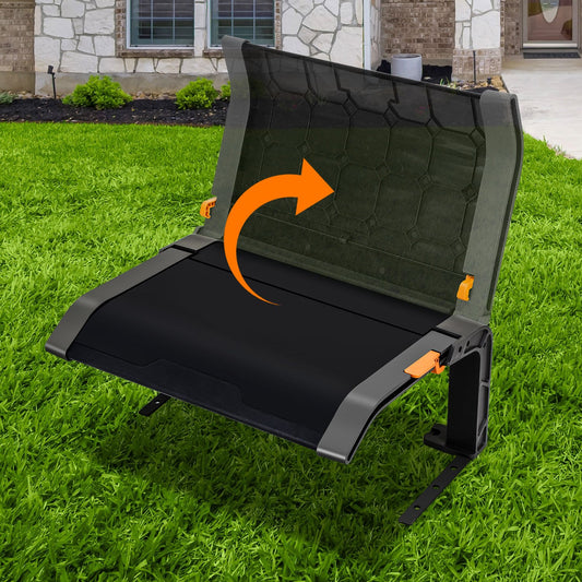 Robot Lawn Mower Garage, Folding Lawn Mower Garage, Garage for Robot Lawn Mowers, 72 x 56 x 36 cm, Easy Assembly, with Metal Feet, UV Protection