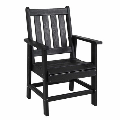 Tuinstoel – Buitenstoel – Tuinmeubel – Patiostoel – Balkonstoel – Weerbestendig HDPE – Ergonomisch Zitcomfort