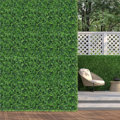 Kunsthaag Panelen – Kunstgroen Wand – Nepplant Muur – Sfeervolle Haag – Groen Balkon Scherm – 12 Stuks 50x50 cm – UV-Bestendig PE Materiaal