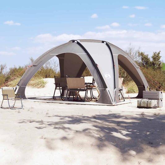 Feesttent – Partytent – Paviljoen – Tuinentent – Vouwtent – Waterdicht Polyester – Lichtgewicht Glasvezel Frame – Grijs – 3x3m