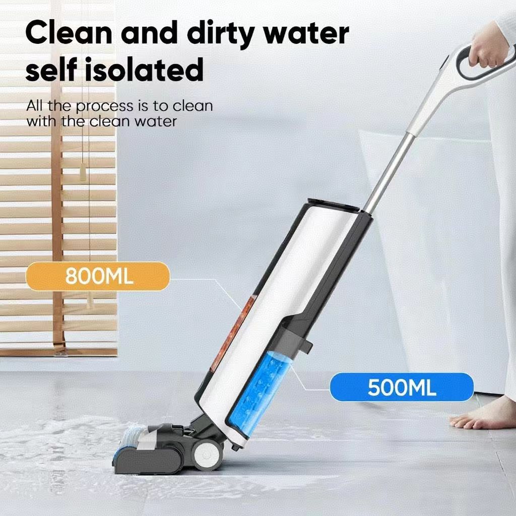 Dweilrobot – Stofzuigrobot – Robotstofzuiger – Schoonmaakrobot – Vloerreiniger – Krachtige Borstelloze Motor – Groot Waterreservoir 800 ml