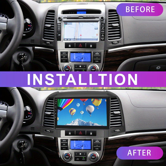 Android 15 Car Stereo – Autoradio – Multimedia Systeem – Navigatie – Infotainment – Met AHD Achteruitrijcamera – 9 Inch 1280P IPS Touchscreen – Draadloze CarPlay & Android Auto