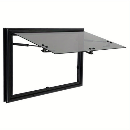 Dakraam Camper – Uitzetraam Caravan – Dakluik RV – Raam Met Hor – Inbouwraam 700x450mm – Aluminium Frame – Gehard Glas – 85° Verstelbaar