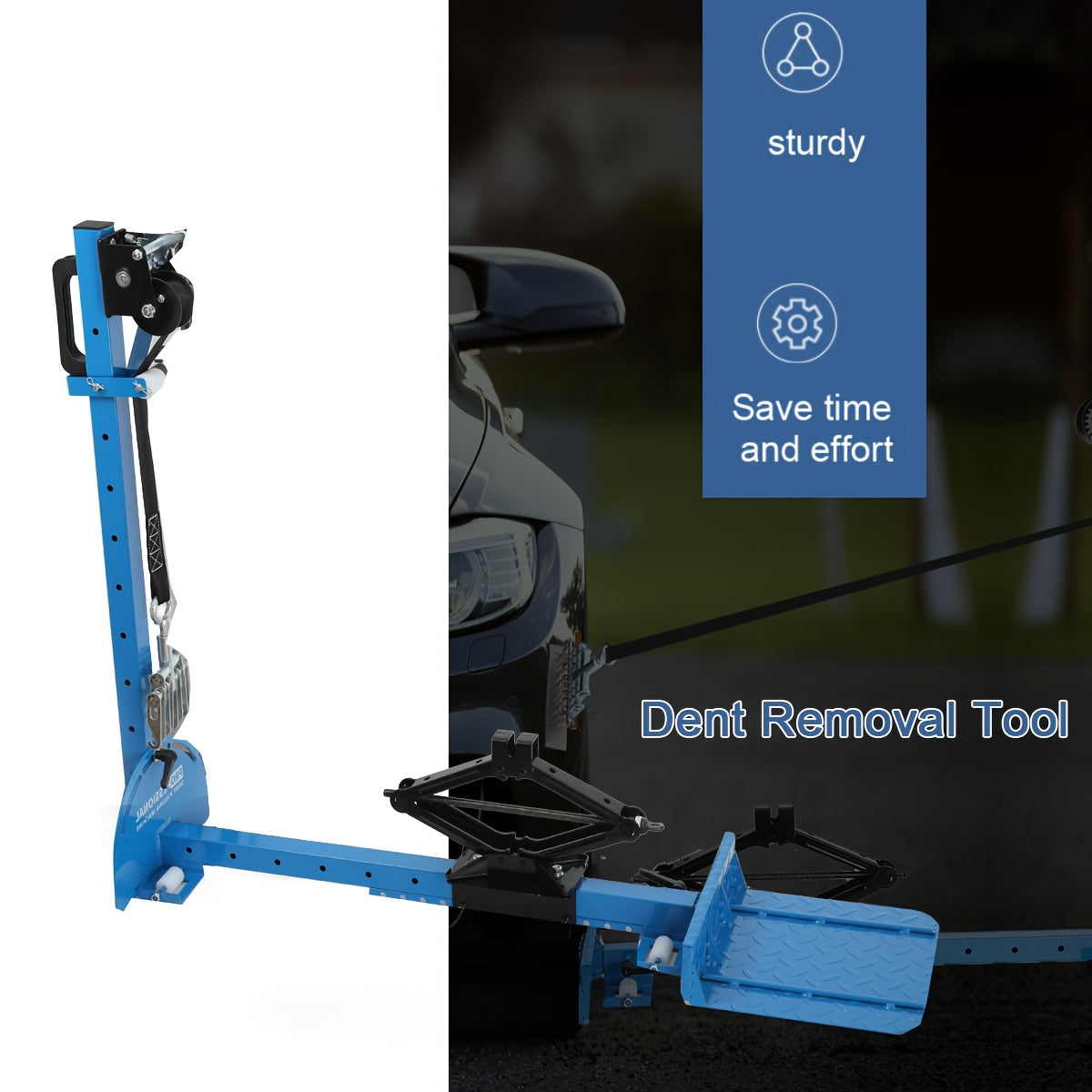 Deukentrekker – Deukverwijderaar – Uitdeuker – Auto Reparatie Set – Auto Deuk Remover – 600 kg Trekvermogen – Verstelbare Hoogte 100-920 mm