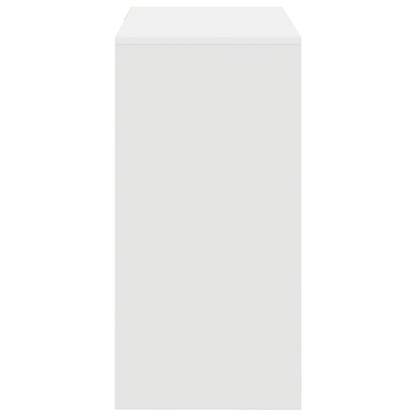Bureau – Computertafel – Bureautafel – Werktafel – Schrijftafel – Wit Design – MDF & Hardhout – Met Lades en Opbergruimte